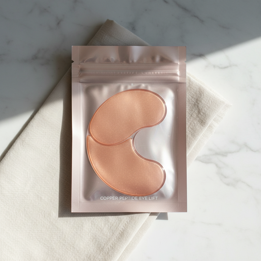 Under-Eye Hydrogel Copper Patches – Marble Linen