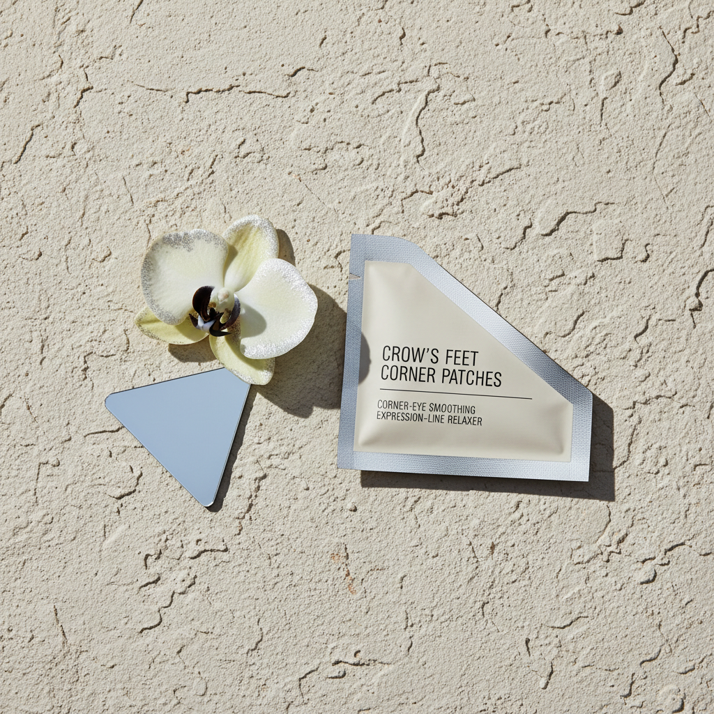 Crow's Feet Corner Patches – White Orchid